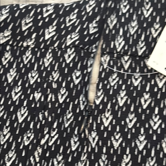 Elevenses Black and White Wide Leg Pants - Picture 7 of 7